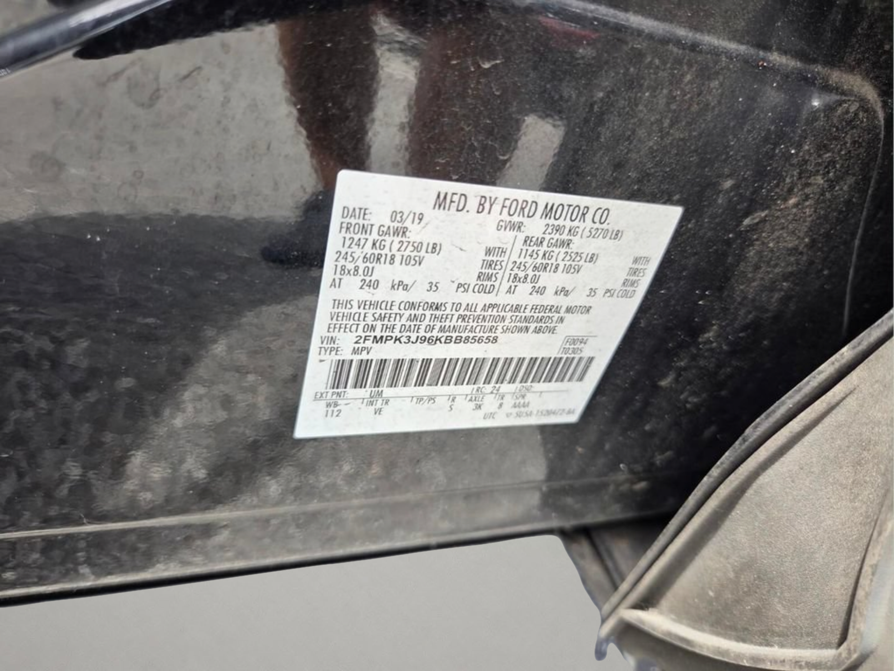 Used 2019 Ford Edge SEL w/ Equipment Group 201A FWD image 17