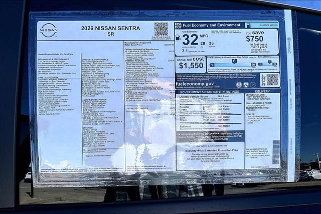 New 2026 Nissan Sentra SR w/ SR Premium Package image 20