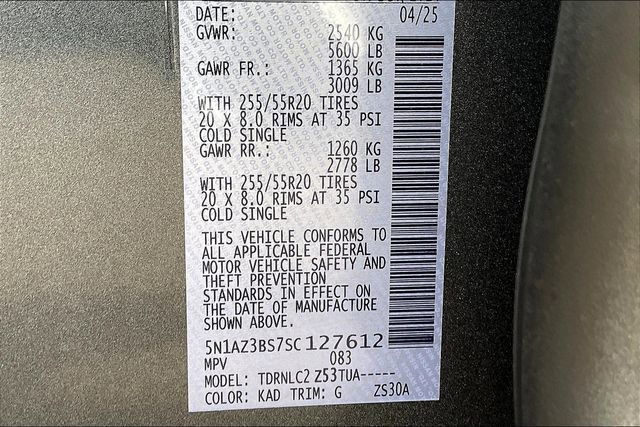 New 2025 Nissan Murano SV image 14