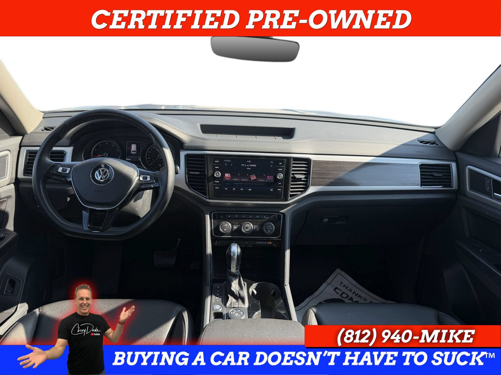 Used 2018 Volkswagen Atlas SEL AWD/4WD image 14
