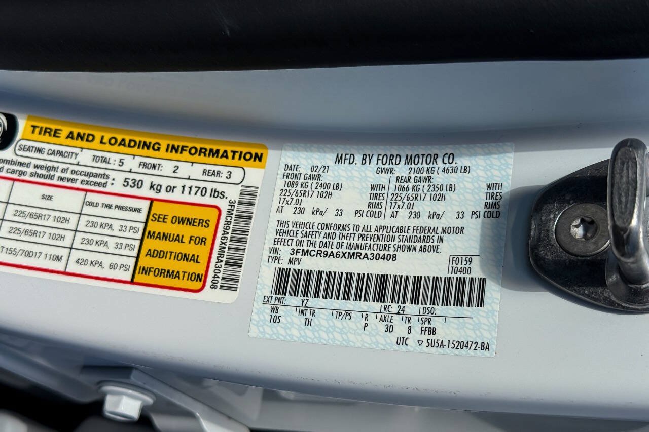 Used 2021 Ford Bronco Sport AWD/4WD image 19