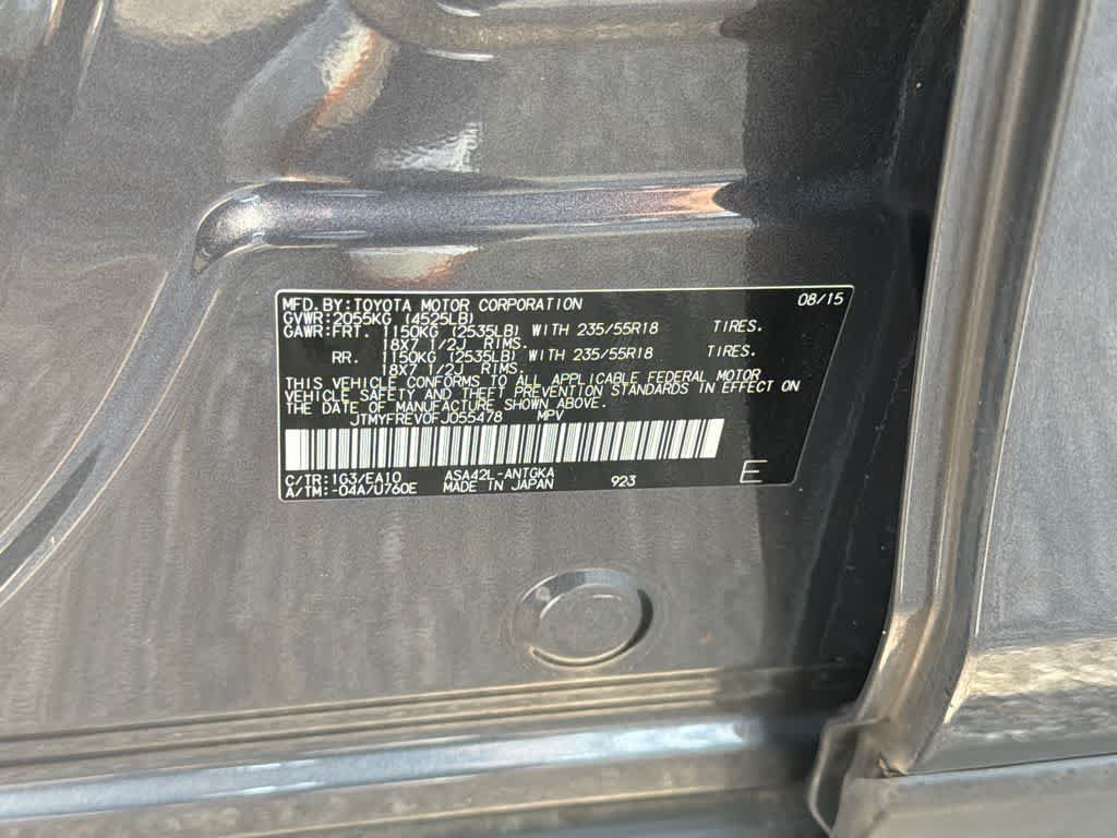 Used 2015 Toyota RAV4 Limited w/ Outdoor Package FWD image 32