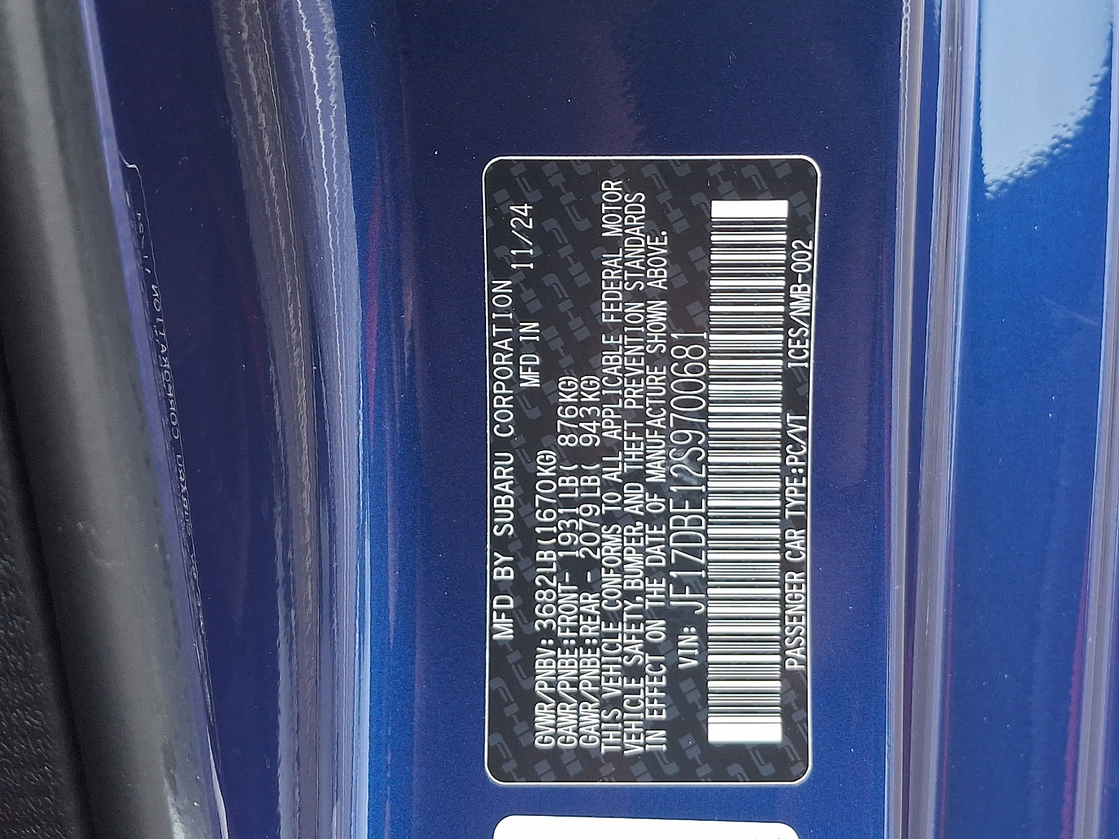 Certified 2025 Subaru BRZ Limited RWD image 27