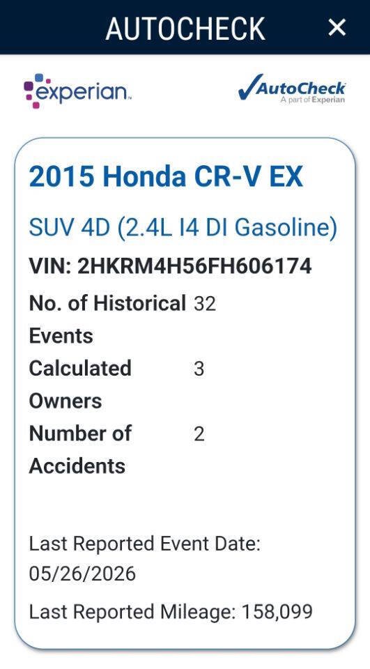Used 2015 Honda CR-V EX image 23