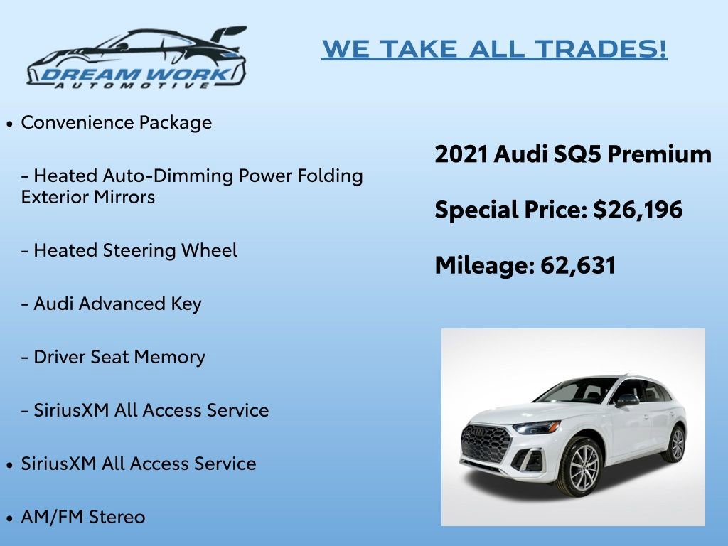 Used 2021 Audi SQ5 Premium w/ Convenience Package image 2