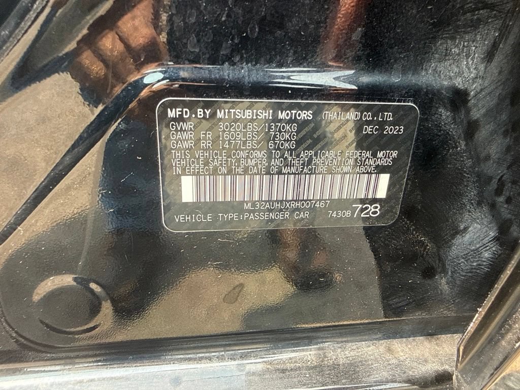 Used 2024 Mitsubishi Mirage ES FWD image 26