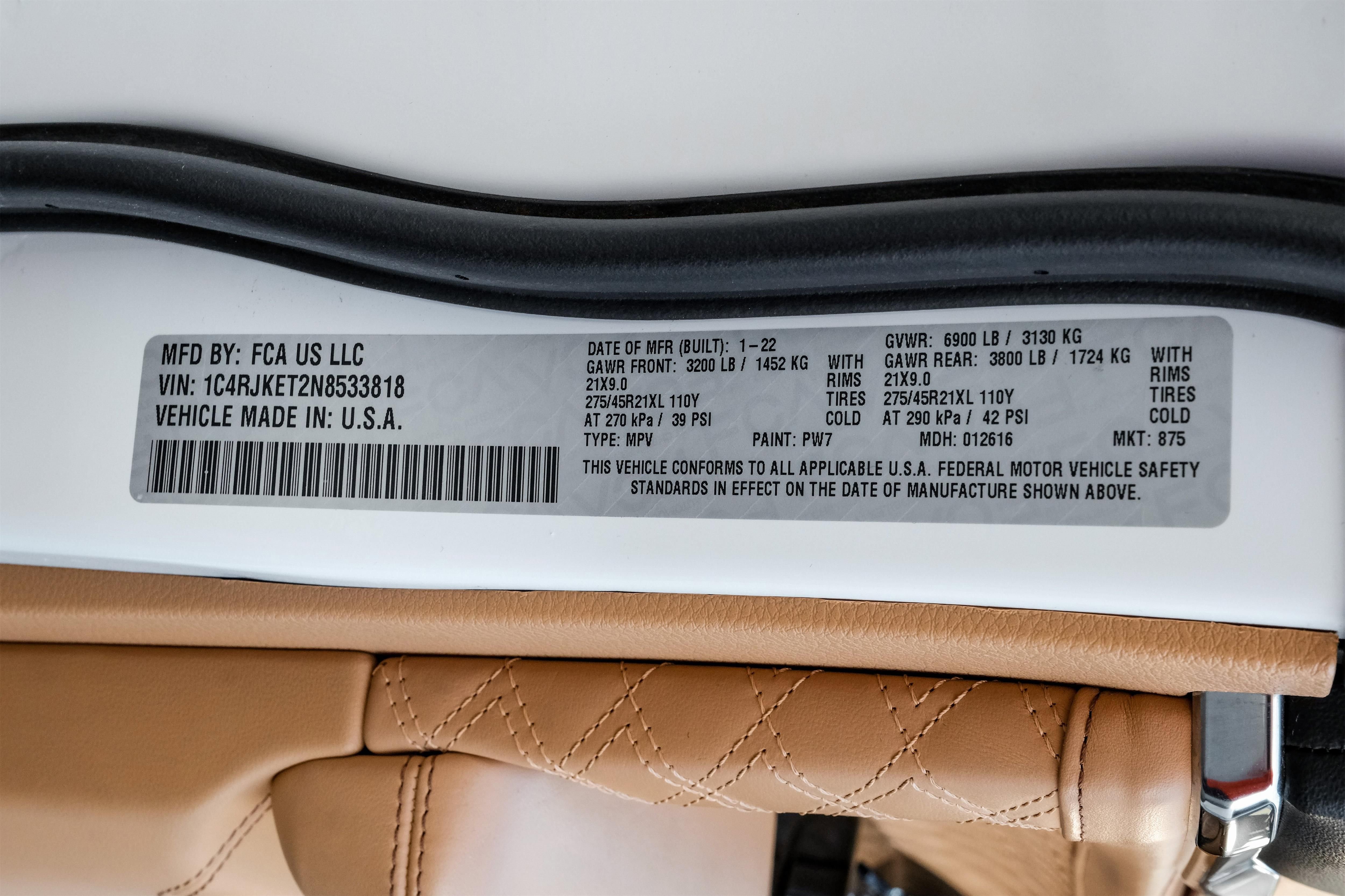 Used 2022 Jeep Grand Cherokee L Summit image 69