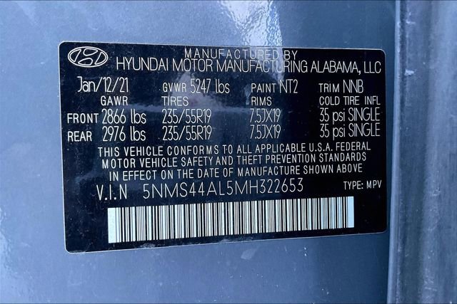 Used 2021 Hyundai Santa Fe Limited image 6