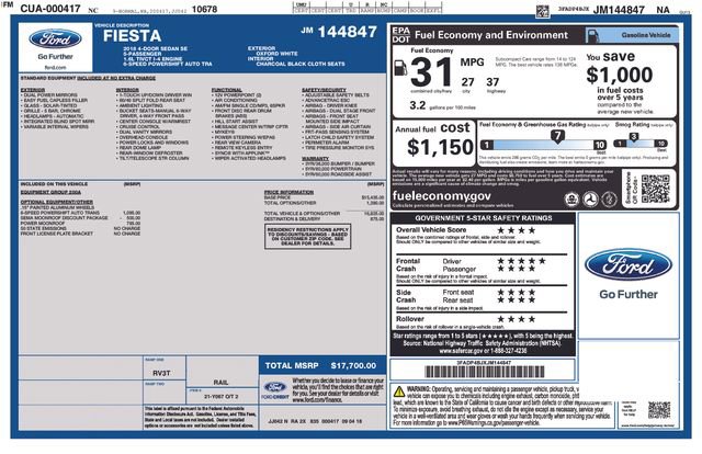 Used 2018 Ford Fiesta SE image 15