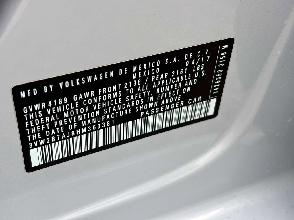 Used 2017 Volkswagen Jetta S w/ Jetta S Cold Weather Package image 28