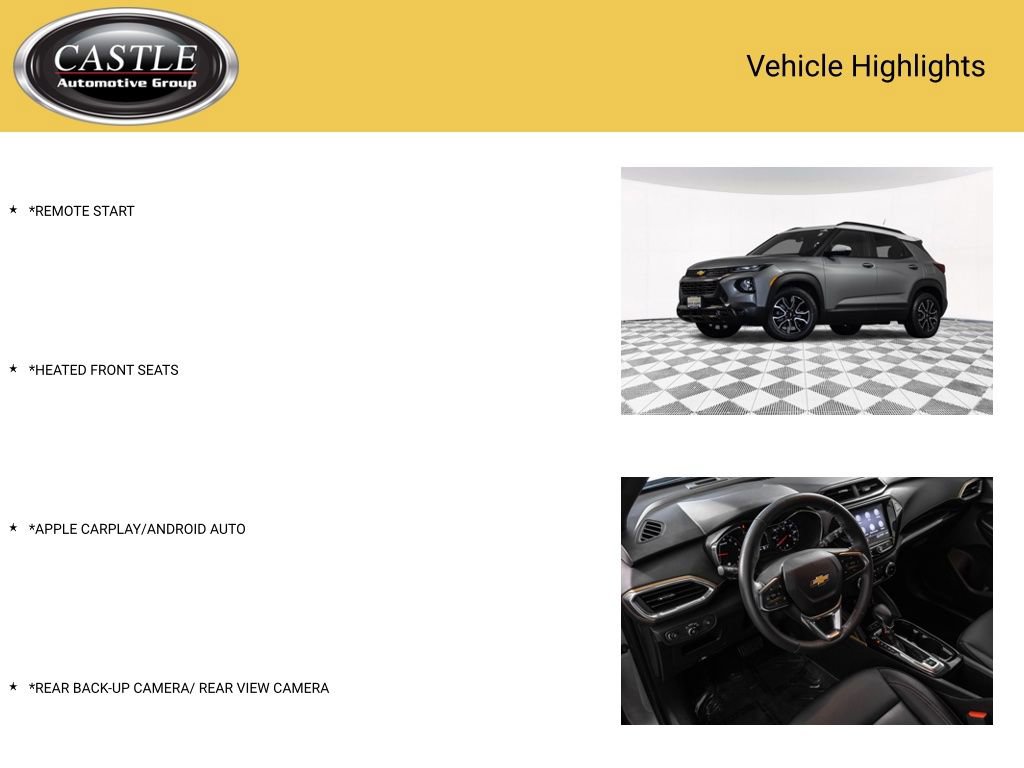 Used 2023 Chevrolet TrailBlazer ACTIV w/ Convenience Package FWD image 3