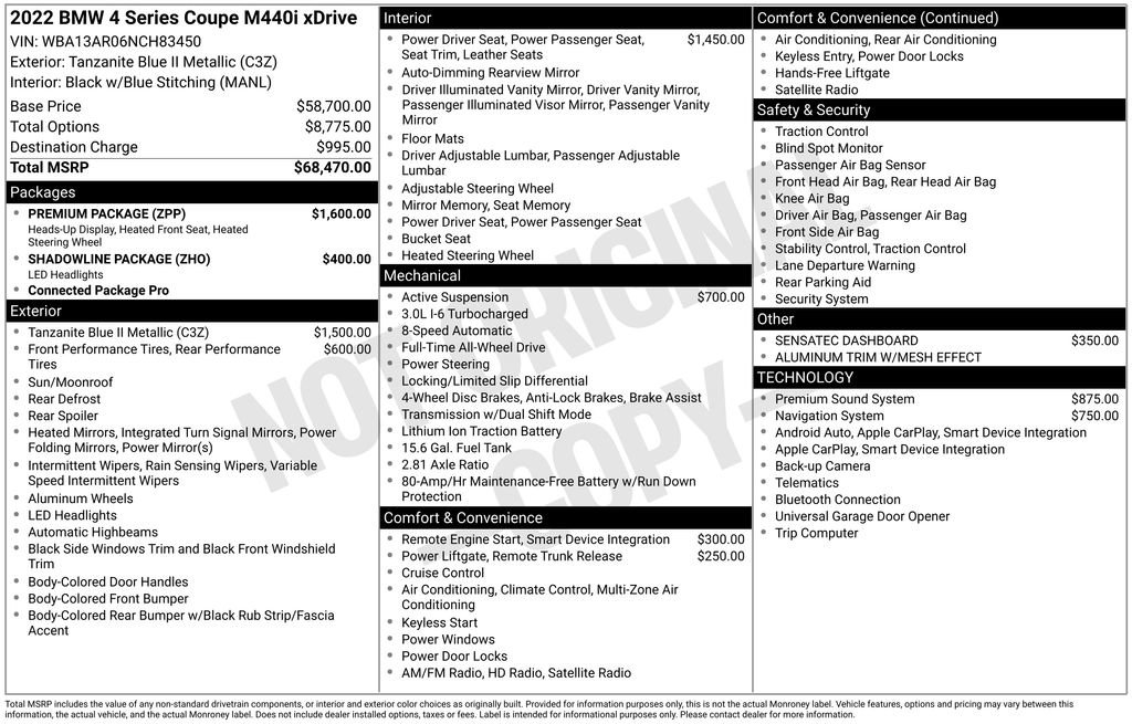 Used 2022 BMW 440i xDrive M440i xDrive w/ Premium Package image 5