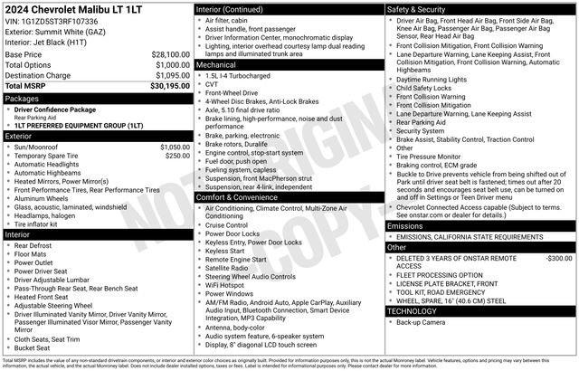 Certified 2024 Chevrolet Malibu LT video 2