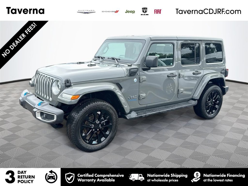 Used 2022 Jeep Wrangler Unlimited Sahara w/ Cold Weather Group AWD/4WD image 1