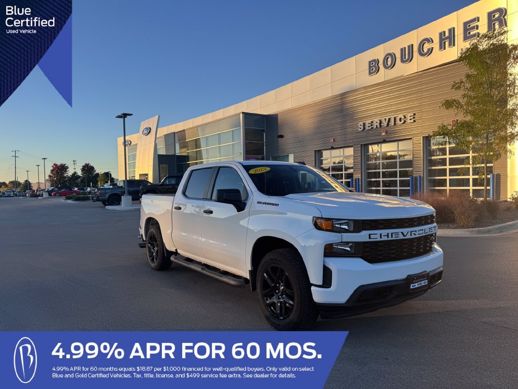 Used 2022 Chevrolet Silverado 1500 Custom w/ Rally Edition AWD/4WD image 1