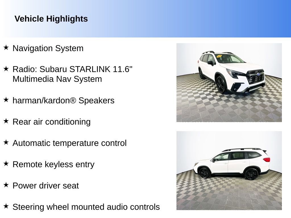 Used 2024 Subaru Ascent Onyx Edition Limited AWD/4WD video 2