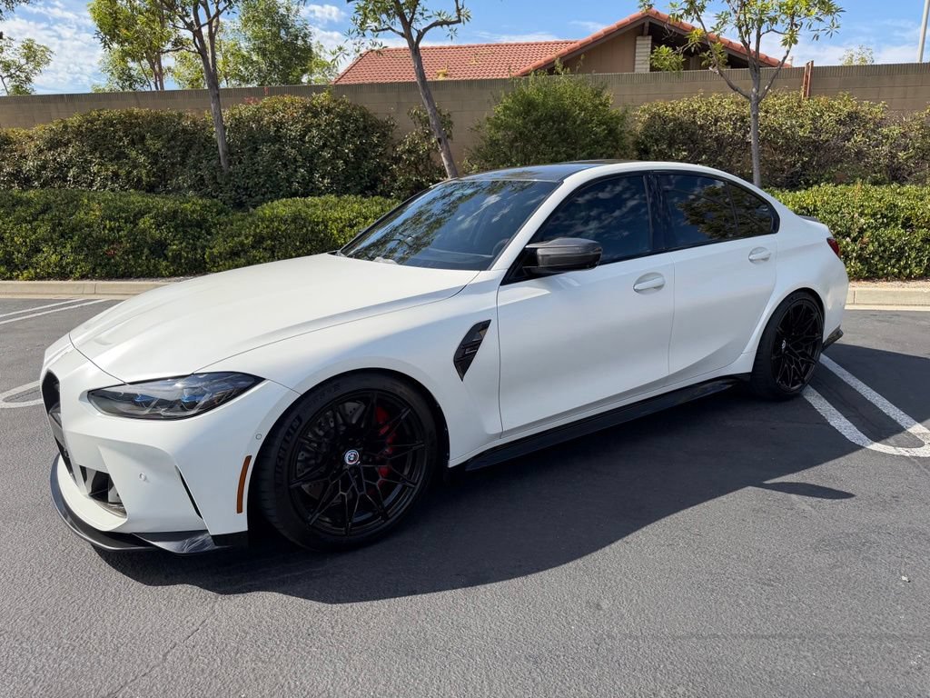 Used 2023 BMW M3 Competition w/ M Carbon Exterior Package AWD/4WD image 2