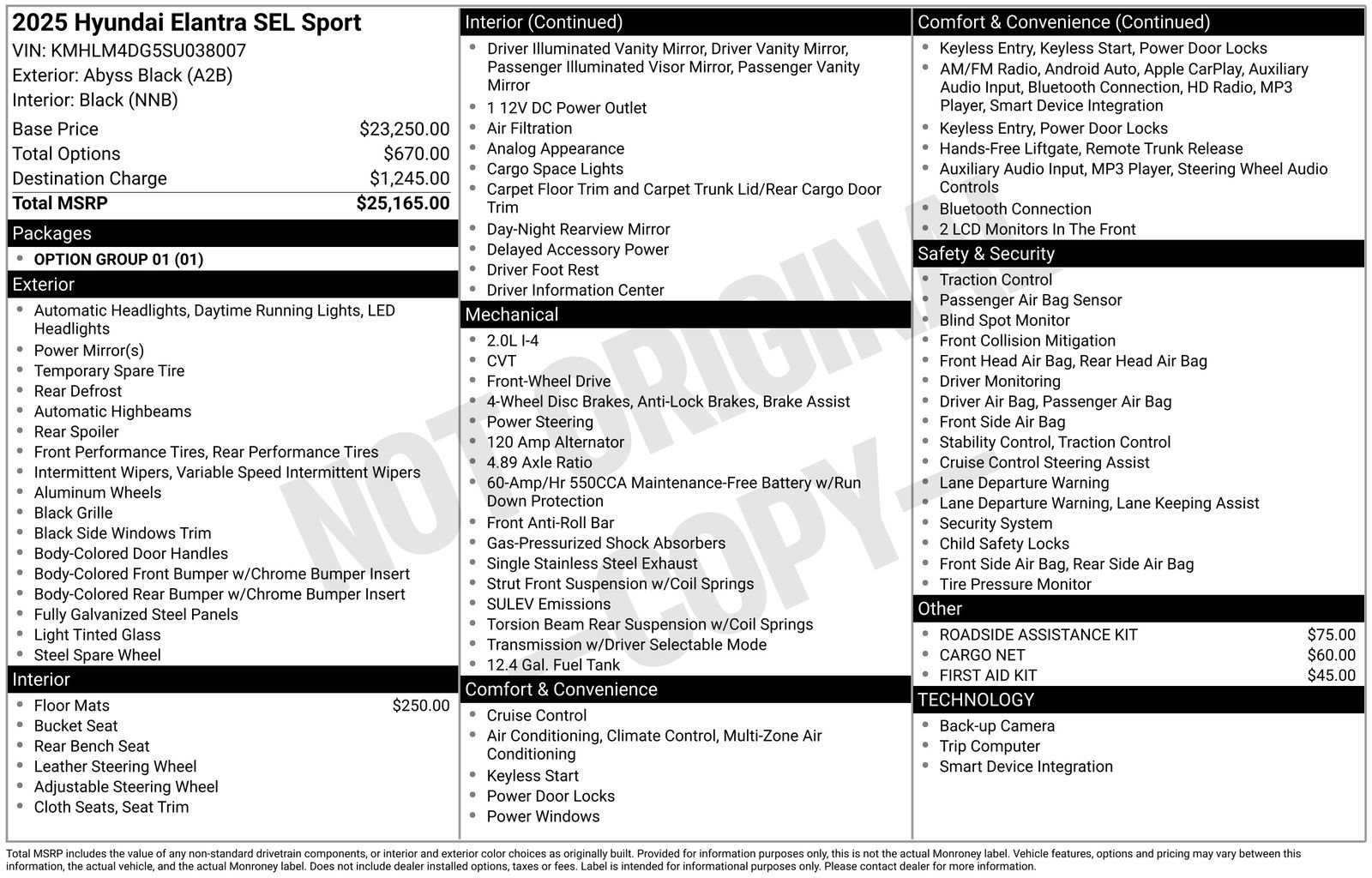 Certified 2025 Hyundai Elantra Sport FWD image 30