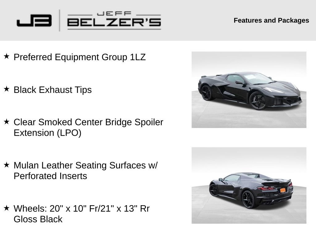 New 2025 Chevrolet Corvette E-Ray w/ LPO, Roadside Safety Package image 2