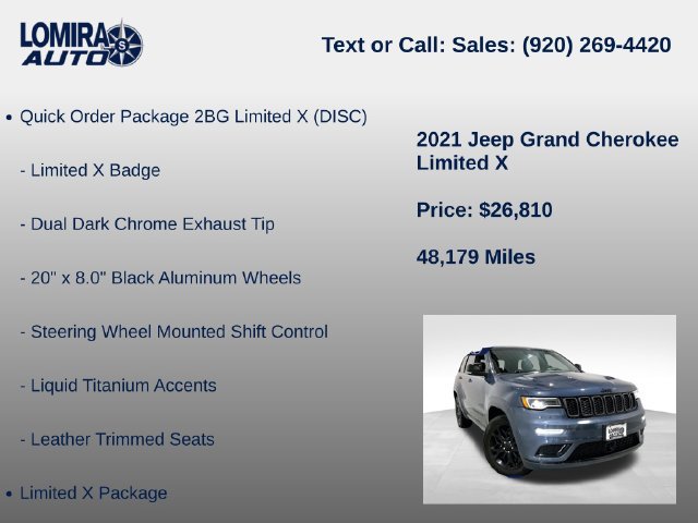 Used 2021 Jeep Grand Cherokee Limited X AWD/4WD image 21