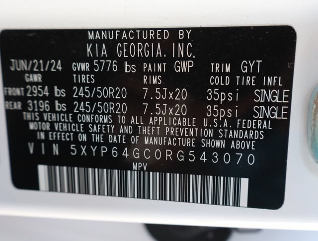 Used 2024 Kia Telluride S w/ S Sunroof Package FWD image 55