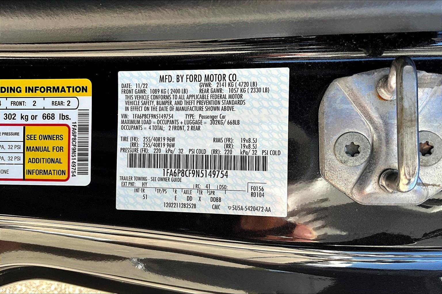 Used 2022 Ford Mustang GT Premium w/ Equipment Group 401A image 15