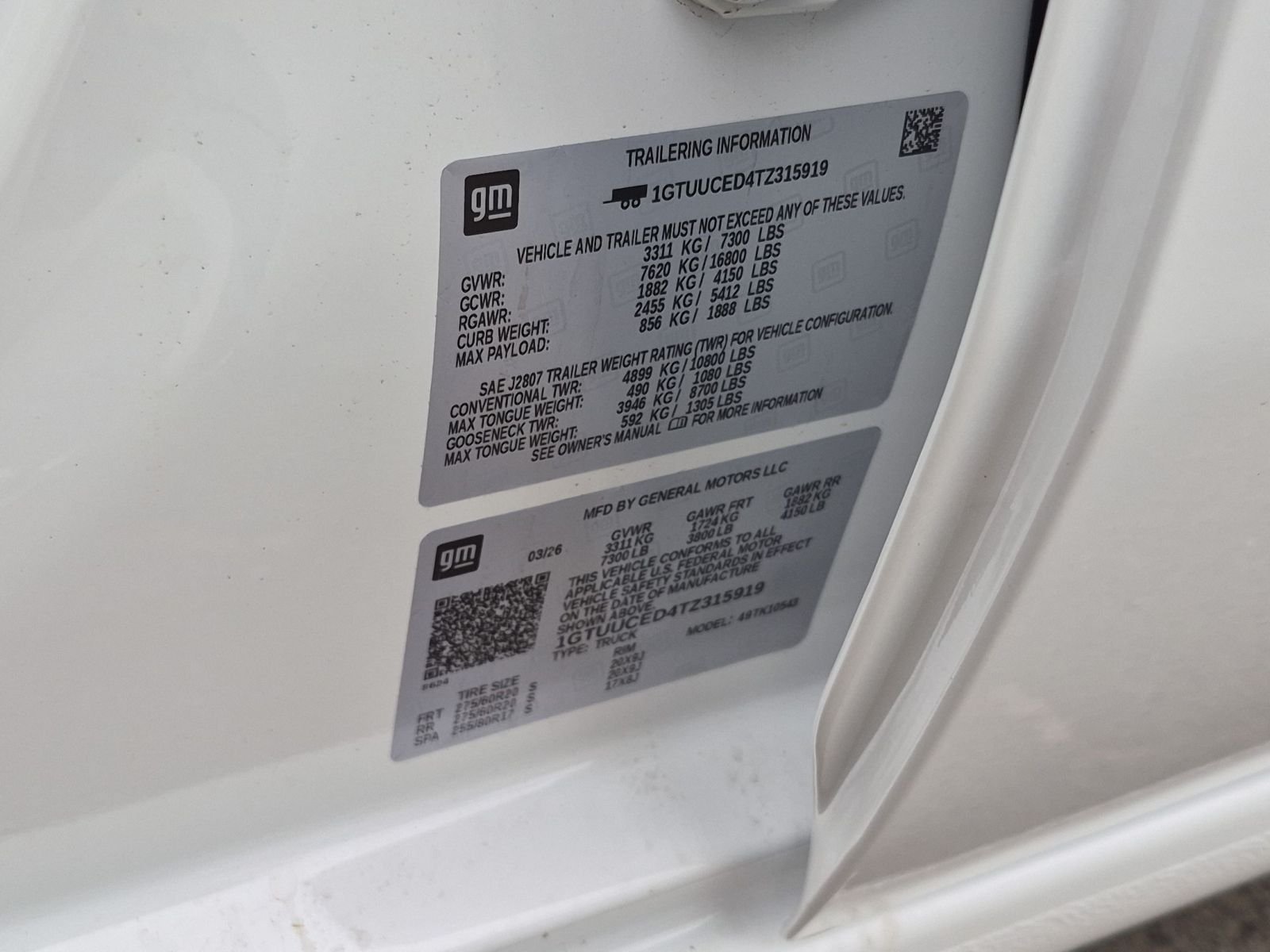 New 2026 GMC Sierra 1500 Elevation w/ Max Trailering Package AWD/4WD image 33