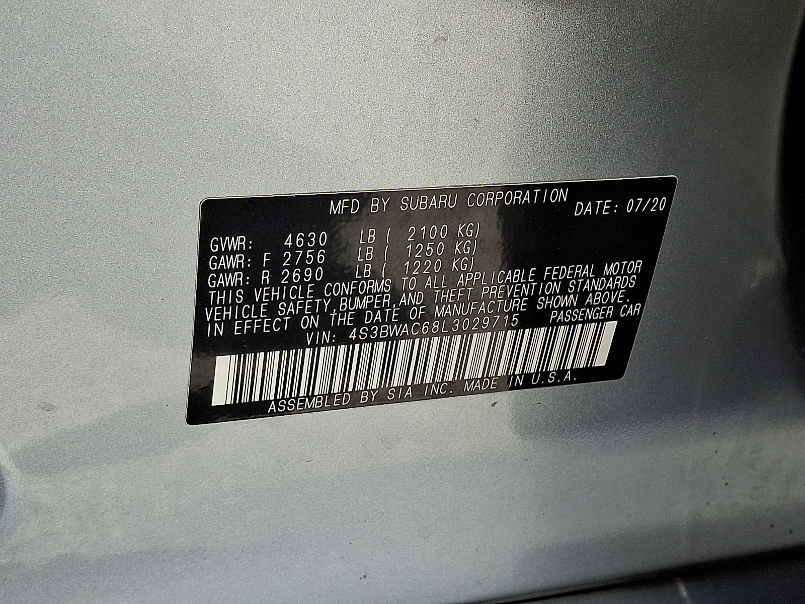 Used 2020 Subaru Legacy Premium AWD/4WD image 25