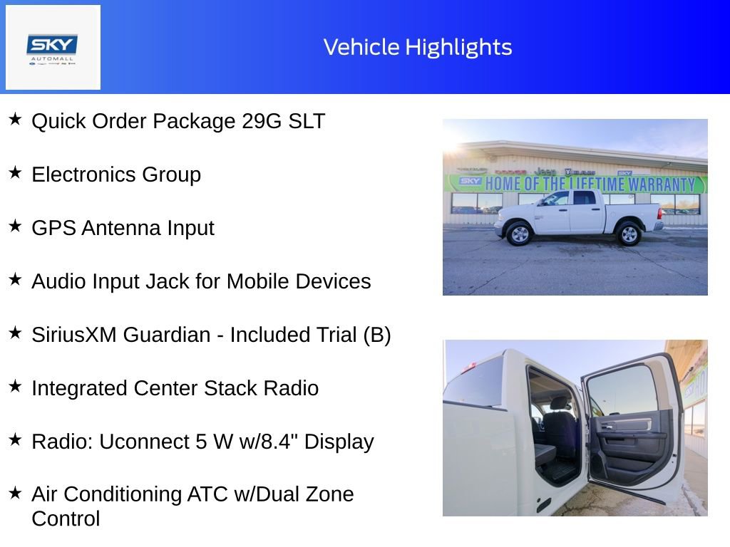 Used 2023 RAM 1500 Classic SLT w/ Electronics Group image 10
