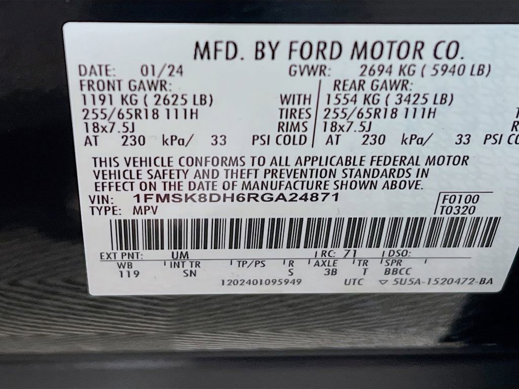 Used 2024 Ford Explorer XLT w/ Equipment Group 202A image 29