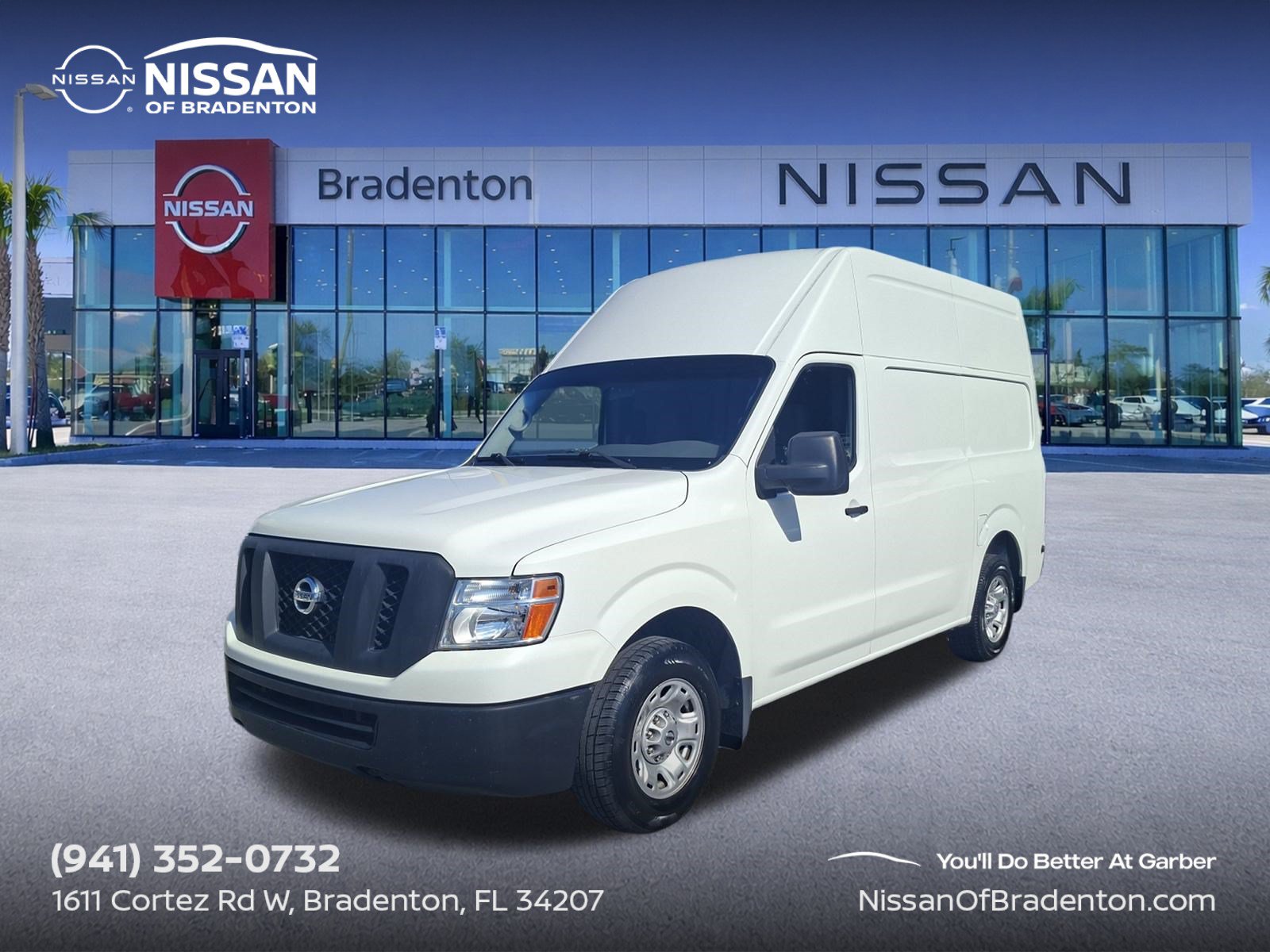 Used 2018 Nissan NV 2500 SV w/ Rear Door Glass Package
