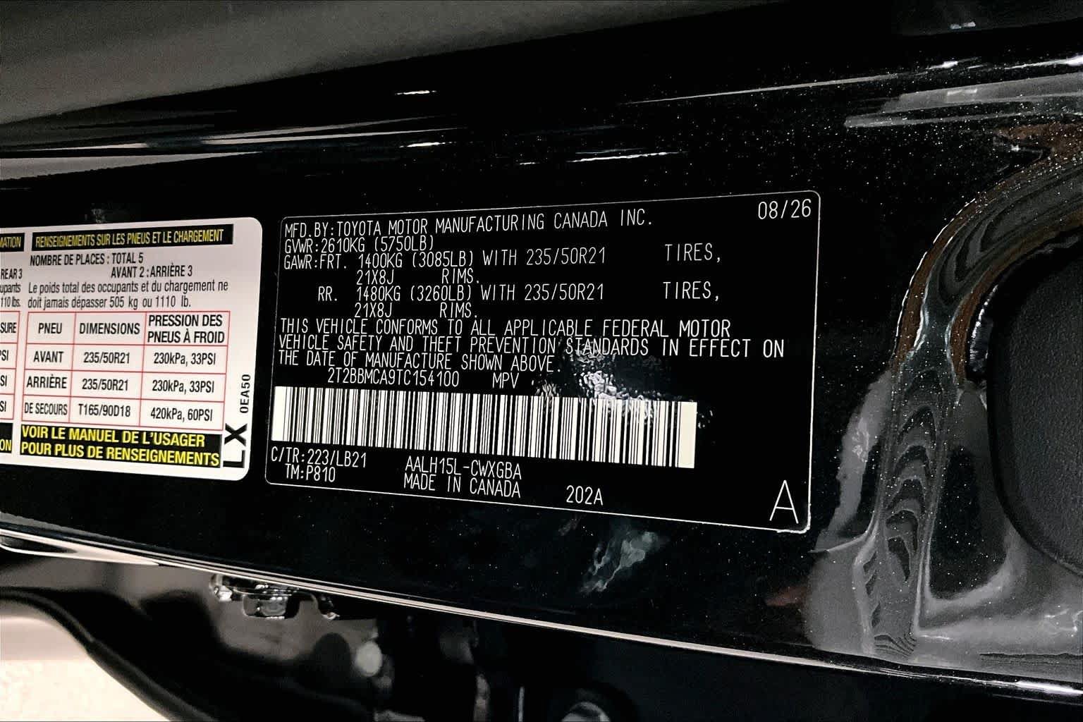New 2026 Lexus RX 350 w/ Convenience Package AWD/4WD image 14