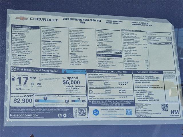 New 2026 Chevrolet Silverado 1500 RST w/ Dark Appearance Package image 17