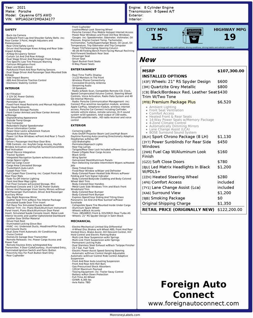 Used 2021 Porsche Cayenne GTS image 2