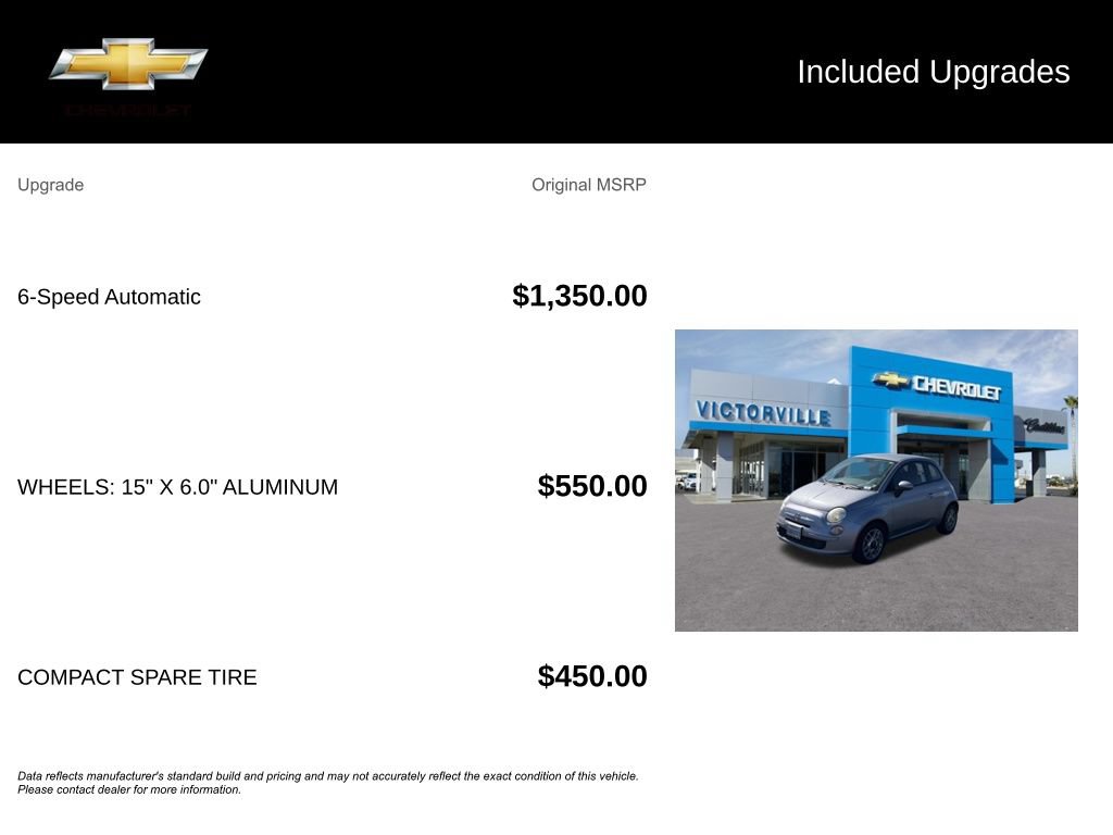 Used 2015 FIAT 500 Pop FWD image 5