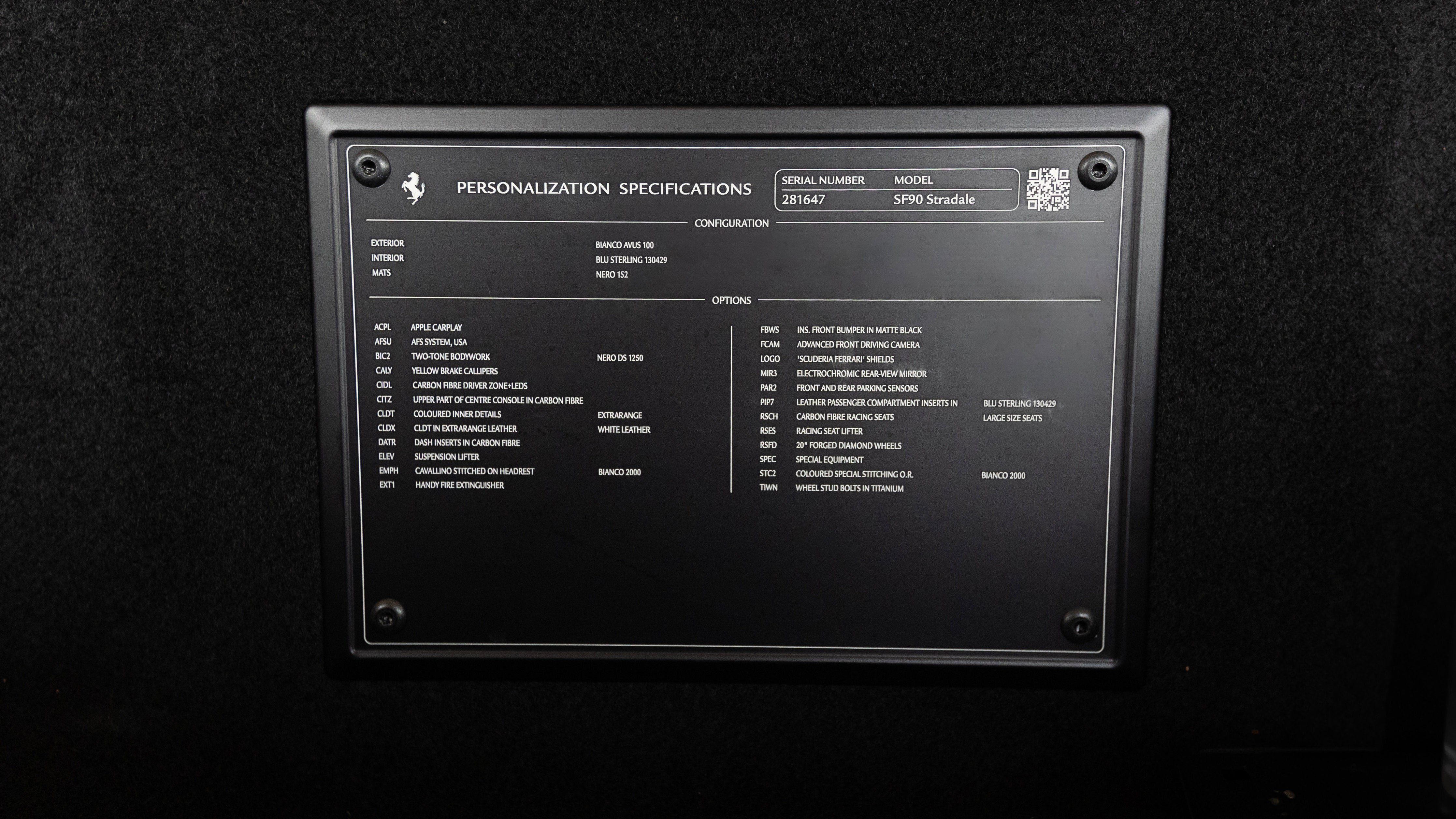 Certified 2022 Ferrari SF90 Stradale AWD/4WD image 48