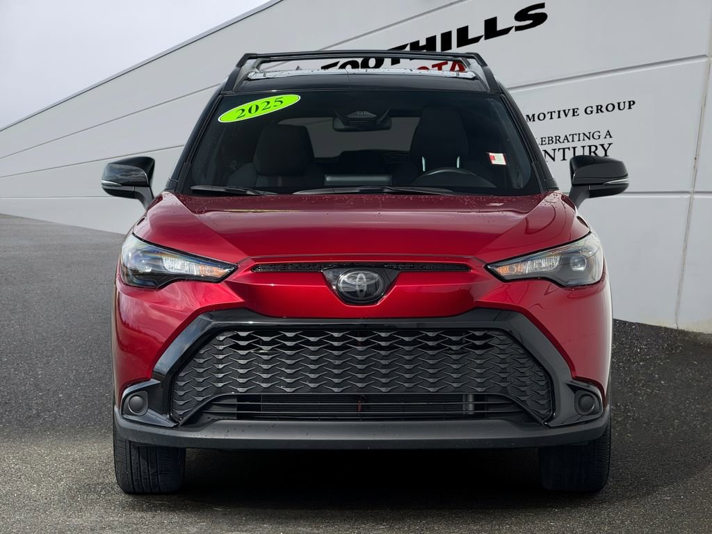 Certified 2025 Toyota Corolla Cross Hybrid Nightshade w/ Moonroof Package image 2