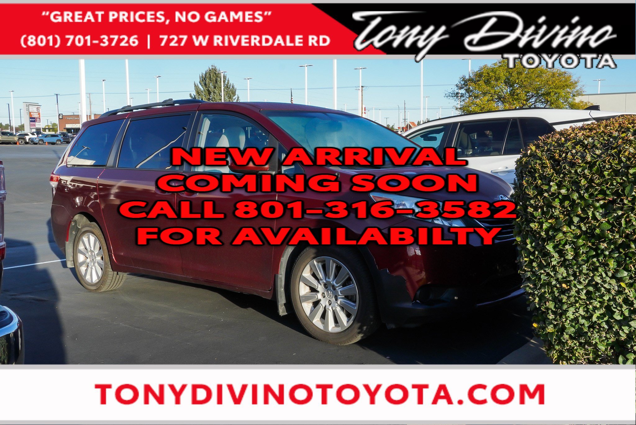 Used 2014 Toyota Sienna LE w/ Convenience Accessory Package AWD/4WD image 1