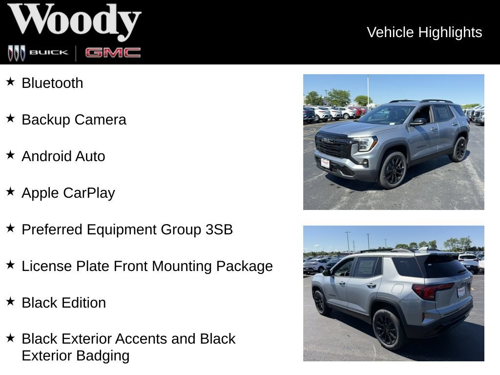 New 2026 GMC Terrain Elevation w/ Black Edition AWD/4WD image 3