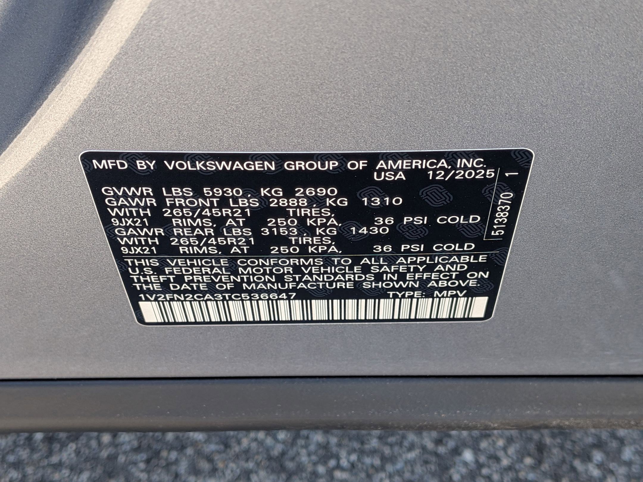 New 2026 Volkswagen Atlas SEL Premium R-Line AWD/4WD image 42