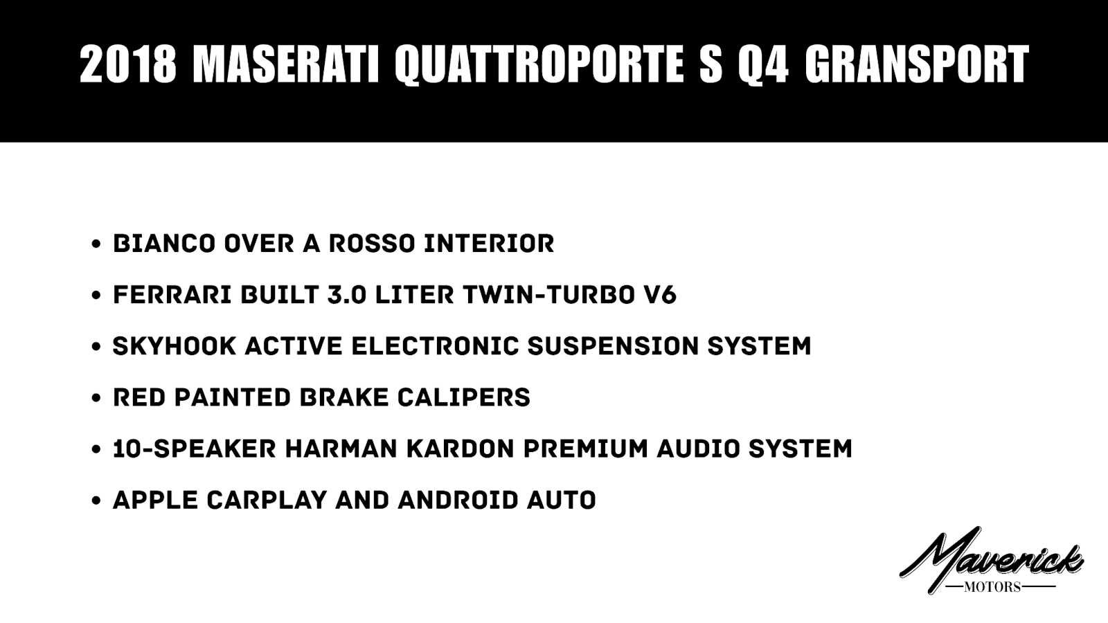 Used 2018 Maserati Quattroporte S GranSport Q4 AWD/4WD image 62