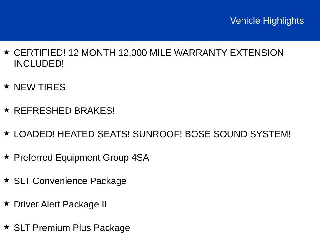 Certified 2021 GMC Sierra 1500 SLT w/ SLT Premium Plus Package AWD/4WD image 2