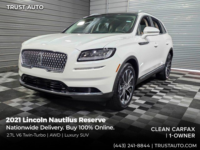 Used 2021 Lincoln Nautilus Reserve