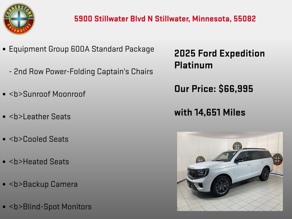 Used 2025 Ford Expedition Platinum w/ Stealth Performance Package AWD/4WD image 5