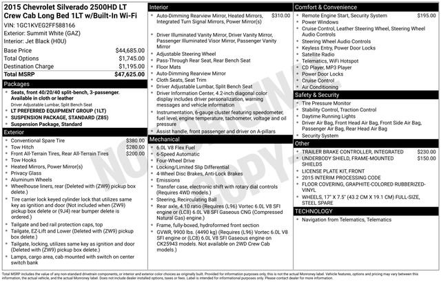 Used 2015 Chevrolet Silverado 2500 LT image 28