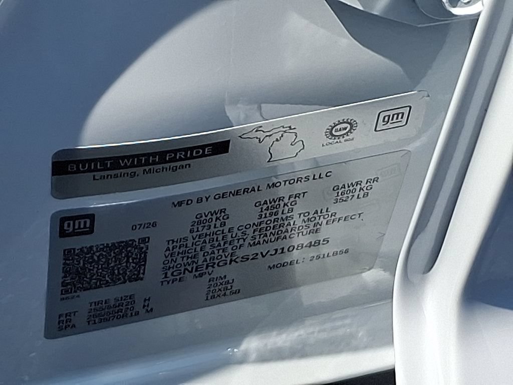 New 2027 Chevrolet Traverse LT w/ Sun and Wheel Package FWD image 10