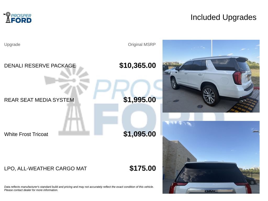 Used 2024 GMC Yukon Denali w/ Denali Reserve Package AWD/4WD image 3