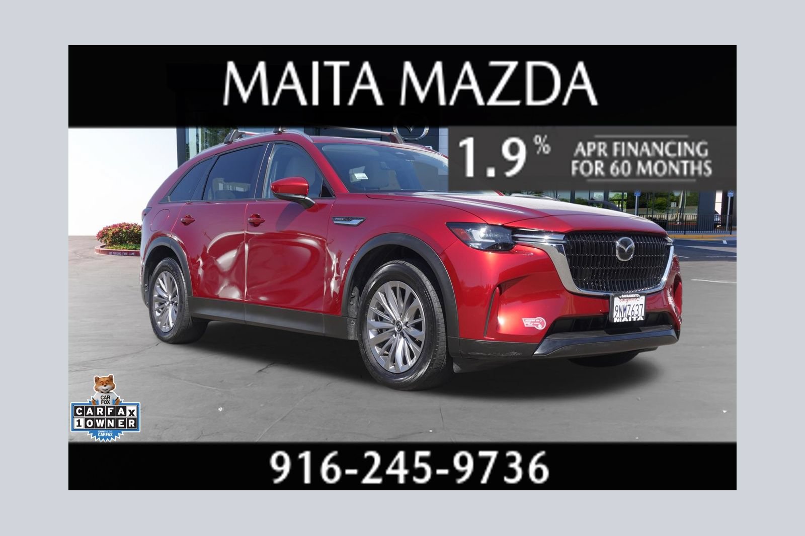 Certified 2024 MAZDA CX-90 Plug-In Hybrid w/ Preferred AWD/4WD image 1