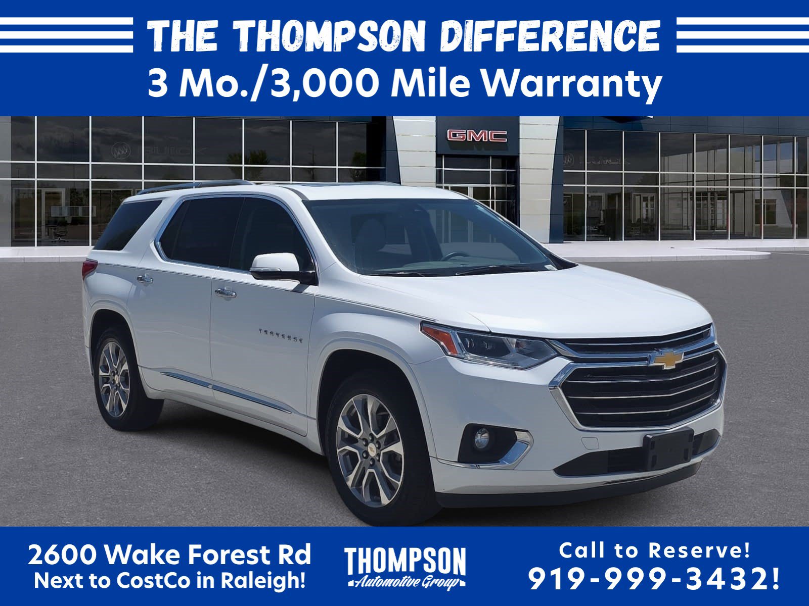 Used 2019 Chevrolet Traverse Premier w/ Driver Confidence II Package FWD image 1