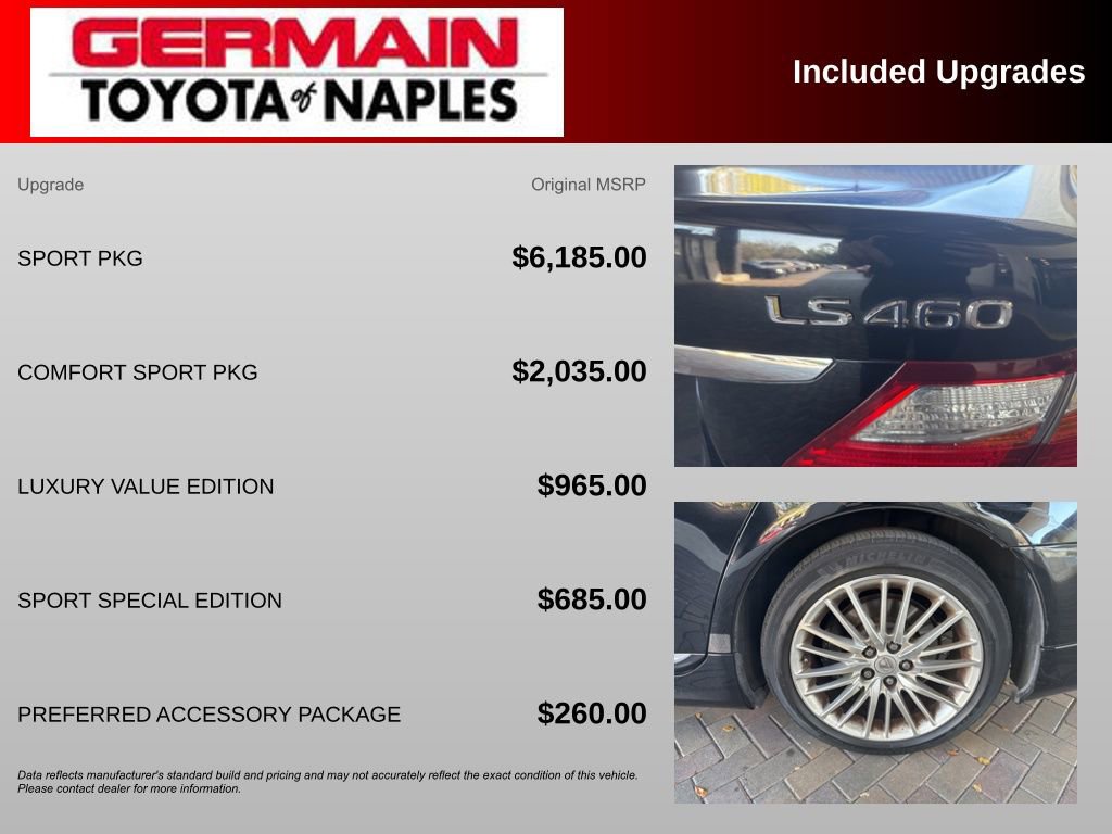 Used 2012 Lexus LS 460 w/ Sport Pkg image 4